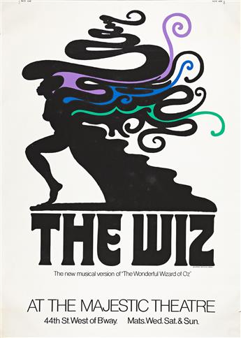 (ENTERTAINMENT--THEATER.) The Wiz, the New Musical Version of "The Wonderful Wizard of Oz," at the Majestic Theatre.                             